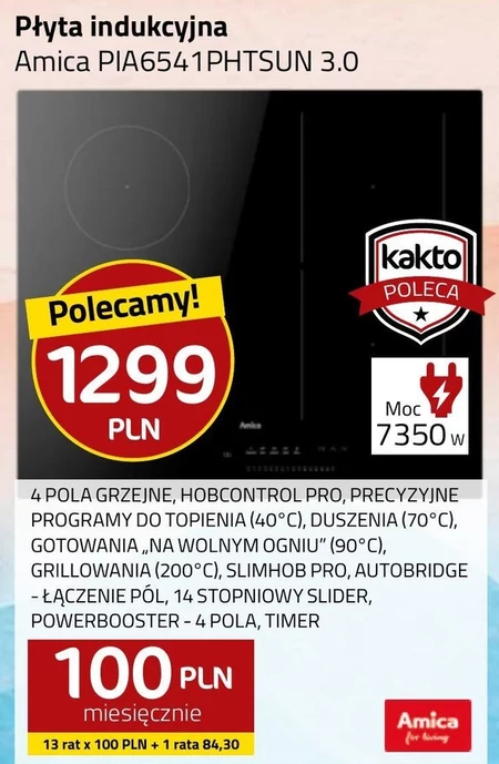 Płyta indukcyjna Amica