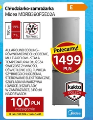 Холодильник-морозильна камера Midea