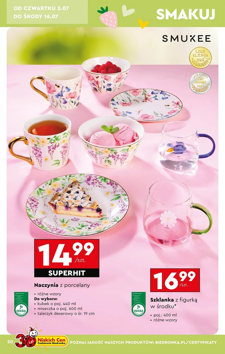 Zrób wrażenie na gościach. Nowa kolekcja porcelany w Biedronce zachwyca!