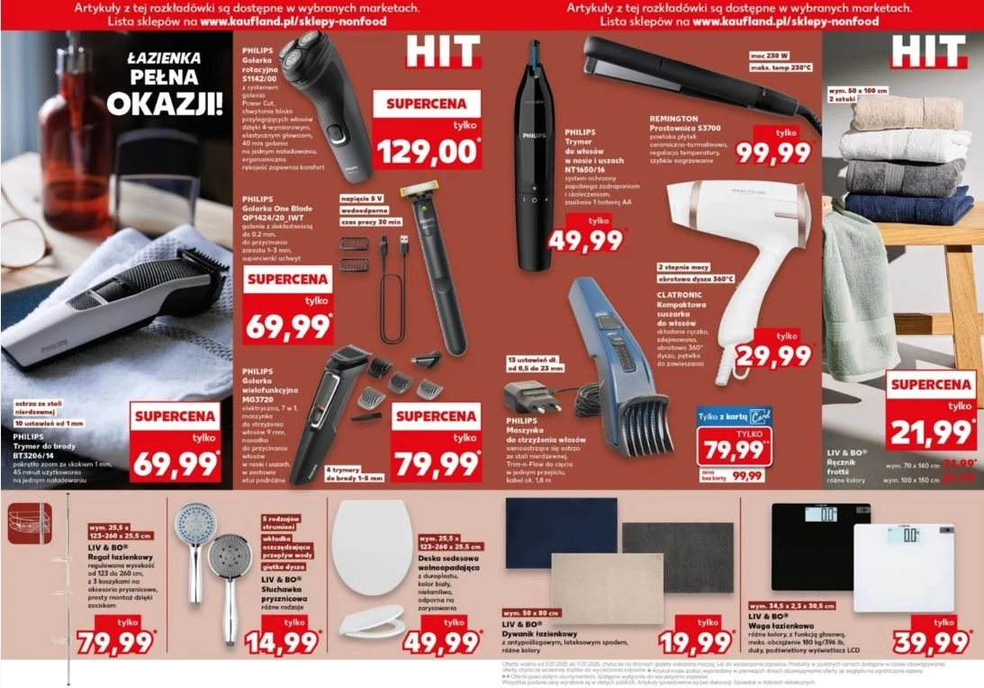 Kaufland oferuje produkty do łazienki! Kaufland oferuje produkty do łazienki!