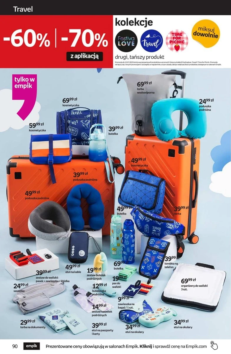 W drogę z Empikiem! Kolekcja Travel przeceniona aż do -70%