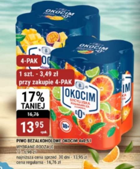 Piwo bezalkoholowe Okocim