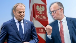 Premier Donald Tusk oraz kanclerz Niemiec Friedrich Merz
