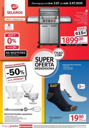 Gazetka promocyjna Selgros Cash&Carry, ważna od 03.07.2025 do 05.07.2025.