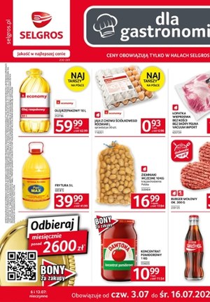Gazetka promocyjna Selgros Cash&Carry, ważna od 03.07.2025 do 16.07.2025.