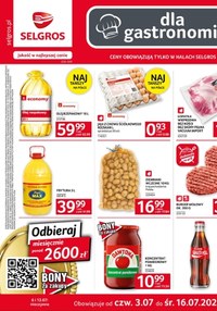 Gazetka promocyjna Selgros Cash&Carry, ważna od 03.07.2025 do 16.07.2025.