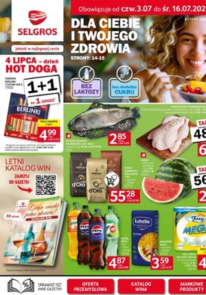 Gazetka promocyjna Selgros Cash&Carry, ważna od 03.07.2025 do 16.07.2025.