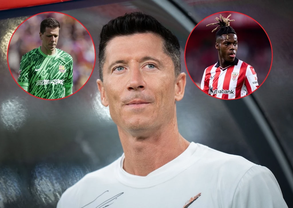 Wojciech Szczęsny, Robert Lewandowski, Nico Williams Wojciech Szczęsny, Robert Lewandowski, Nico Williams
