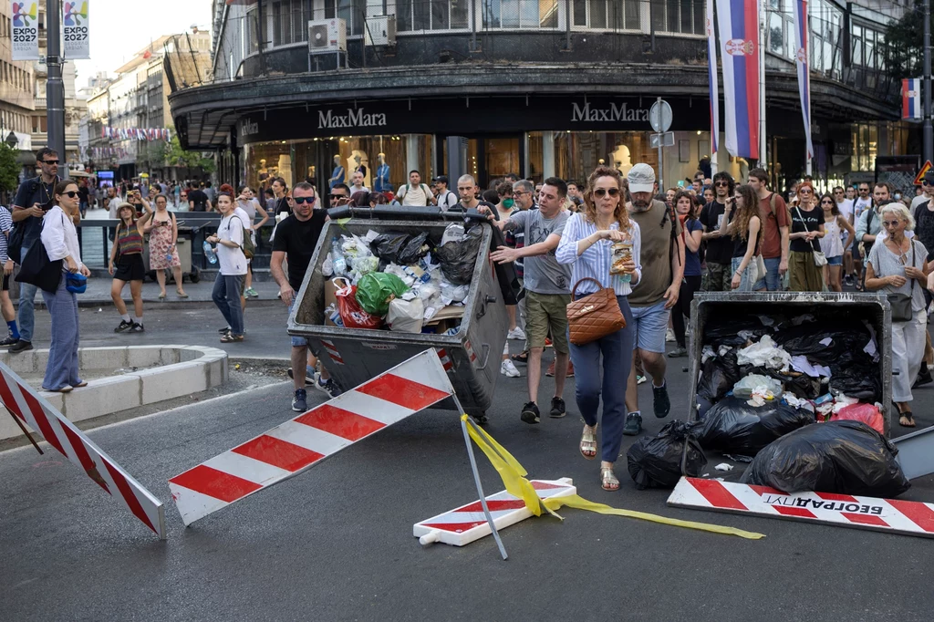 Protesty w Serbii. Belgrad sparaliżowany Protesty w Serbii. Belgrad sparaliżowany
