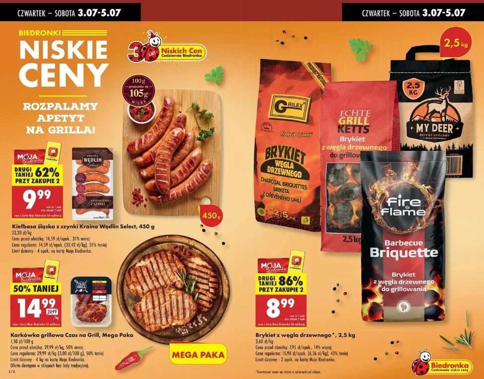 Biedronka oferuje nowe promocje na grilla!