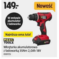 Akumulatorowa wkrętarka Meec Tools