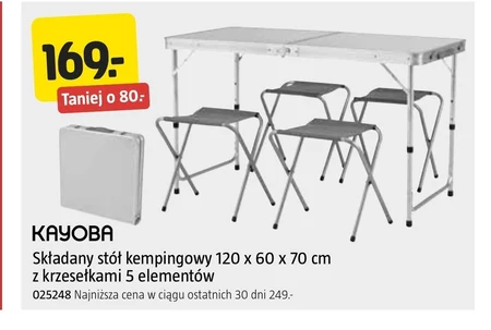 Stół kempingowy Kayoba