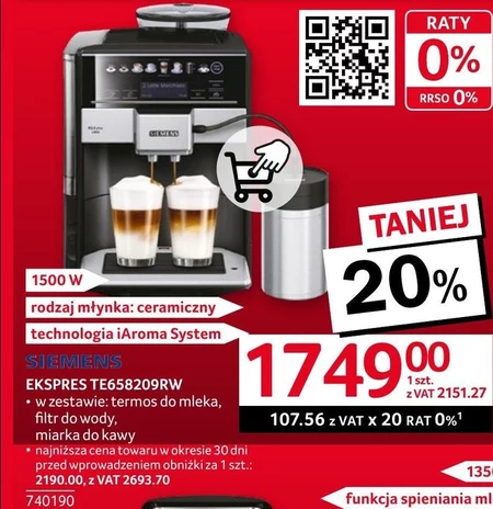 Ekspres do kawy Siemens