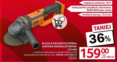 Кутова шліфувальна машина Black