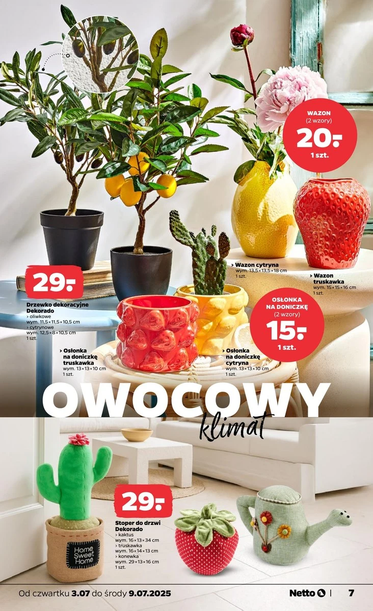 Zakochasz się w tej kolekcji! Owocowe cuda do domu w Netto czekają na półkach Zakochasz się w tej kolekcji! Owocowe cuda do domu w Netto czekają na półkach