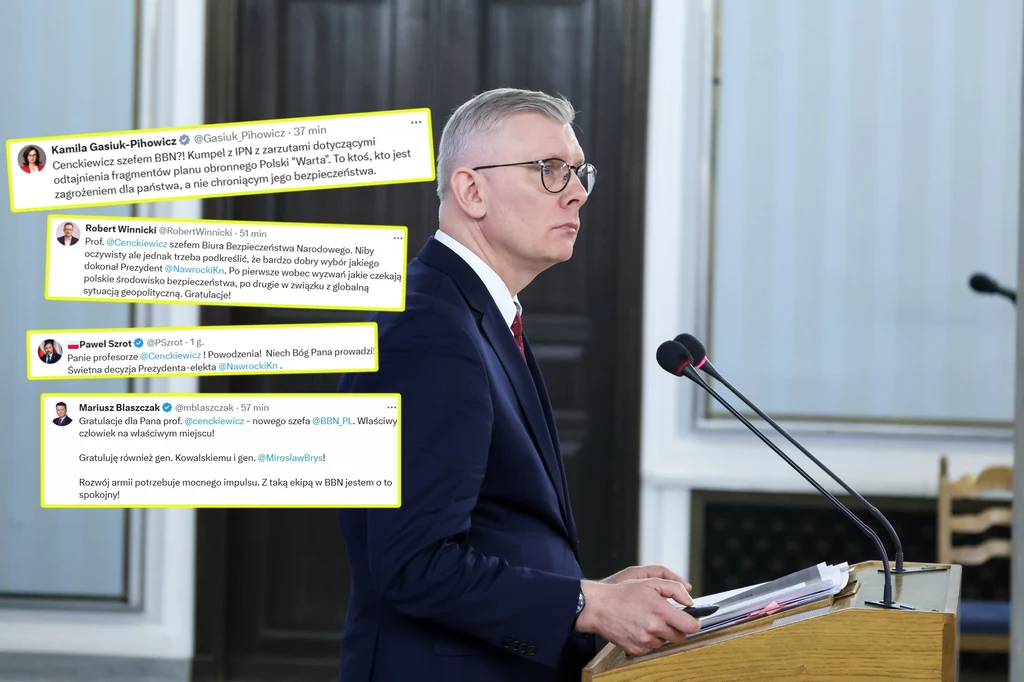 Sławomir Cenckiewicz zostanie szefem BBN. Fala komentarzy Sławomir Cenckiewicz zostanie szefem BBN. Fala komentarzy