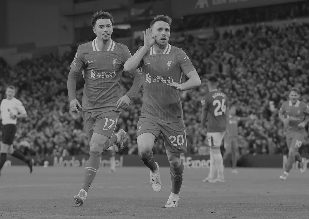 Ostatni gol Diogo Joty. Dał Liverpoolowi derbowe zwycięstwo Ostatni gol Diogo Joty. Dał Liverpoolowi derbowe zwycięstwo