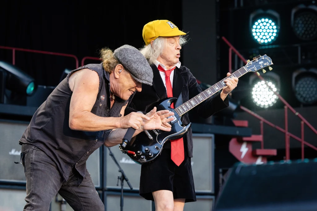 Brian Johnson i Angus Young z AC/DC Brian Johnson i Angus Young z AC/DC