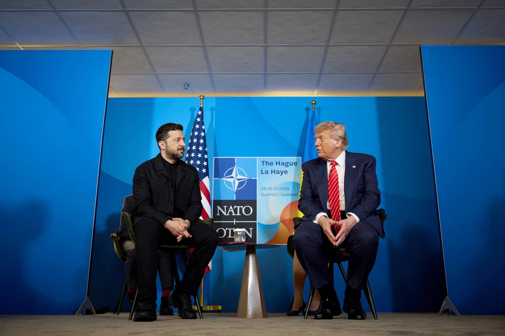 Prezydent Ukrainy Wołodymyr Zełenski i prezydent USA Donald Trump Prezydent Ukrainy Wołodymyr Zełenski i prezydent USA Donald Trump
