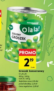 Консервований горошок O La La!