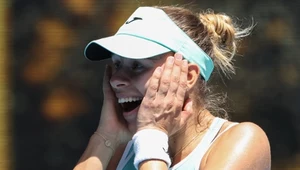 Magda Linette rywalizowała w duecie z Bernardą Perą o awans do drugiej rundy Wimbledonu