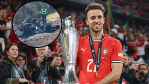 Diogo Jota zginął w wypadku Lamborghini. Nagrania z miejsca tragedii przerażają