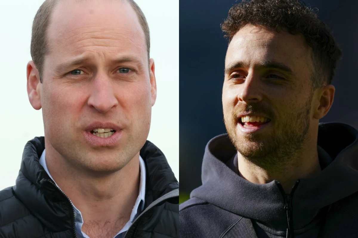 Książę William i Diogo Jota Książę William i Diogo Jota