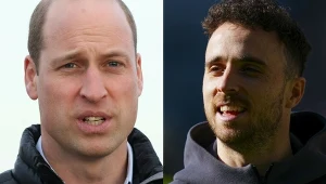 Książę William i Diogo Jota