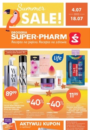 Gazetka promocyjna Super-Pharm, ważna od 04.07.2025 do 18.07.2025.