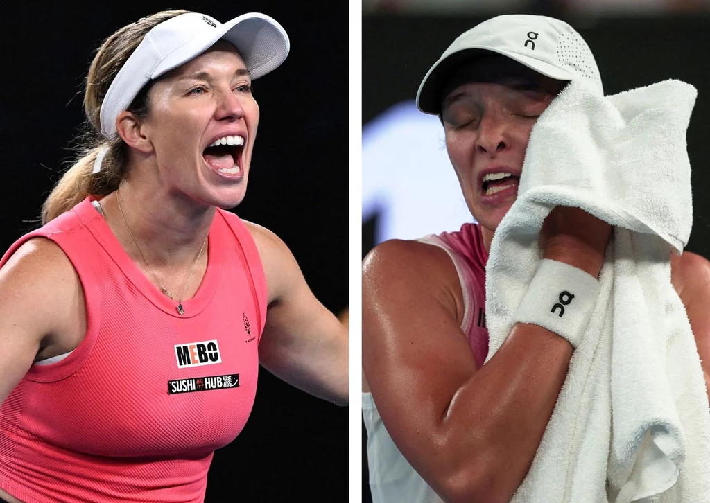 Danielle Collins i Iga Świątek Danielle Collins i Iga Świątek