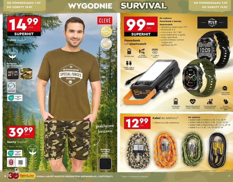 Oferta survivalowa w Biedronce! Oferta survivalowa w Biedronce!