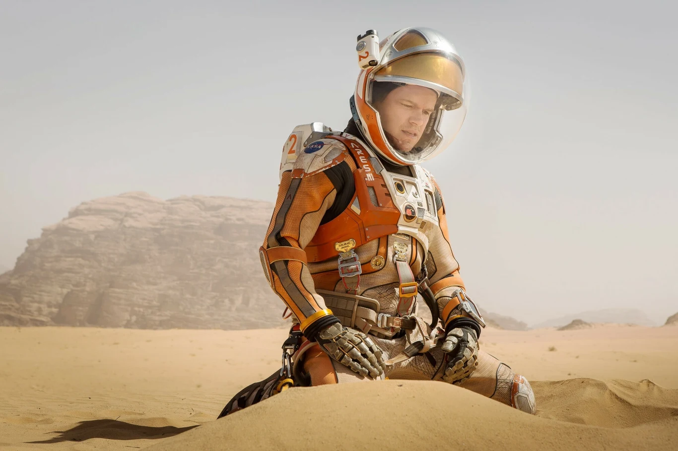 Matt Damon w filmie "Marsjanin" Matt Damon w filmie "Marsjanin"