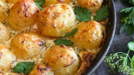 Pieczone młode ziemniaki z sosem beszamelowym to najpyszniejszy letni przepis