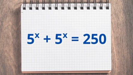 Zagadka matematyczna z "iksem" w potędze. Rozwiążesz w pamięci?