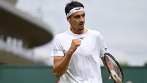 Włoch zachwyca na Wimbledonie. Robi karierę nie tylko na korcie