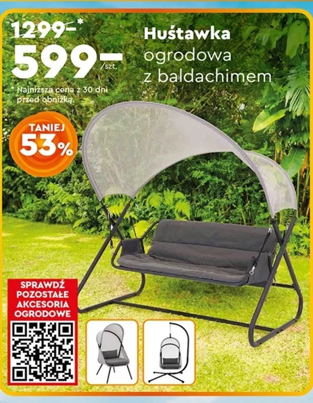 Huśtawka ogrodowa