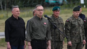 Duda pojechał na granicę z Białorusią. "Chcę was przeprosić"