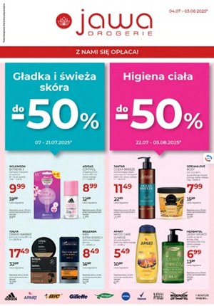 Gazetka promocyjna Jawa Drogerie, ważna od 04.07.2025 do 03.08.2025.