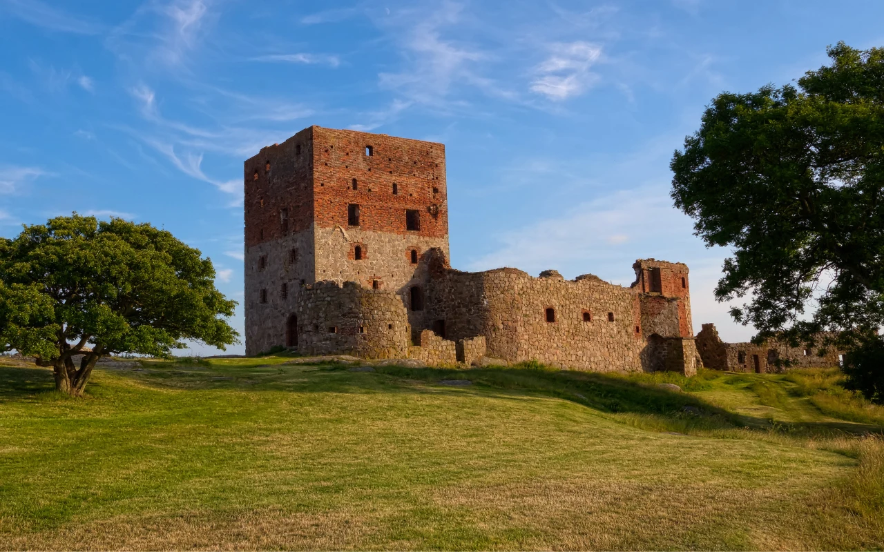 Ruiny zamku Hammershus