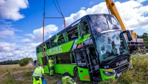 Poważny wypadek autokaru w Niemczech. Wśród pasażerów Polacy