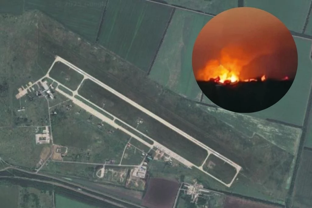 Ukraińcy uderzyli dronami w lotnisko wojskowe w Borisoglebsku Ukraińcy uderzyli dronami w lotnisko wojskowe w Borisoglebsku