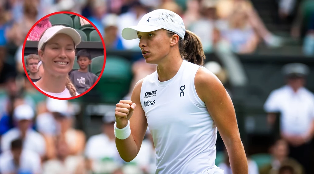 Iga Świątek i Danielle Collins Iga Świątek i Danielle Collins