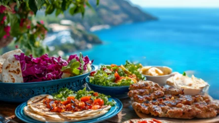 Grill w greckim stylu - szybkie i pyszne szaszłyki, tzatziki oraz bogata w witaminy i minerały letnia sałaka 