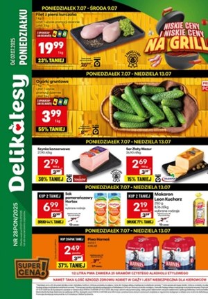 Gazetka promocyjna Delikatesy Centrum, ważna od 07.07.2025 do 13.07.2025.