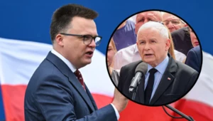 Kaczyński dostał pytanie o spotkanie z Hołownią. Enigmatyczna odpowiedź