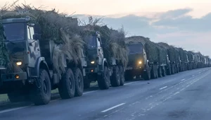 Duży konwój rosyjskich pojazdów zmierza na Ukrainę