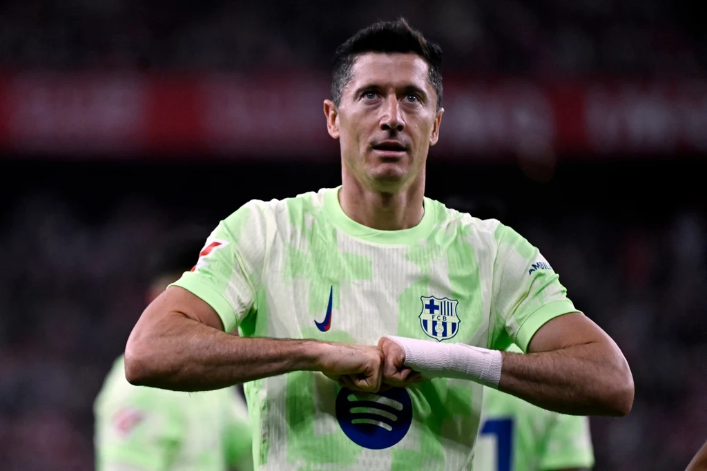 Robert Lewandowski w barwach FC Barcelona Robert Lewandowski w barwach FC Barcelona