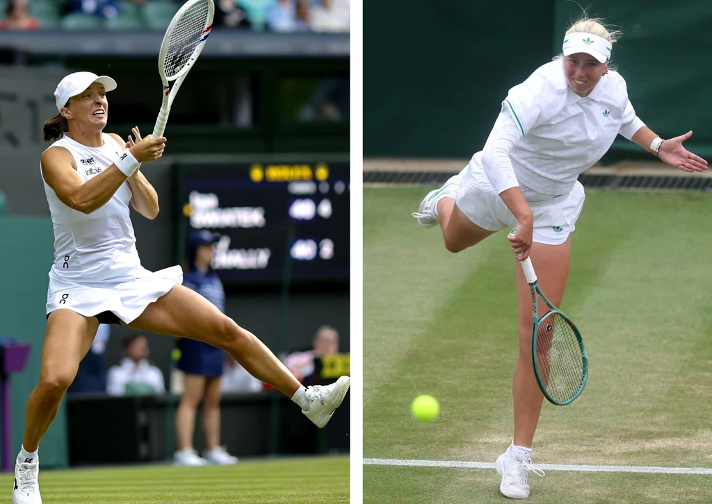 Iga Świątek i Clara Tauson. Dziś poznamy zwyciężczynię tej batalii, który wyłoni ćwierćfinalistkę Wimbledonu Iga Świątek i Clara Tauson. Dziś poznamy zwyciężczynię tej batalii, który wyłoni ćwierćfinalistkę Wimbledonu