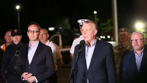Ministrowie Dariusz Klimczak i Tomasz Siemoniak na pograniczu polsko-niemieckim