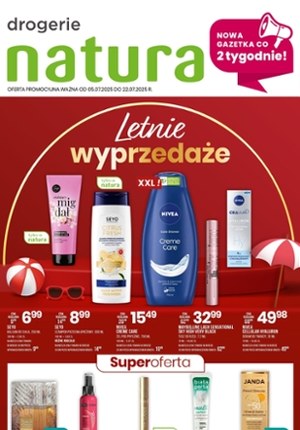 Gazetka promocyjna Drogerie Natura, ważna od 05.07.2025 do 22.07.2025.